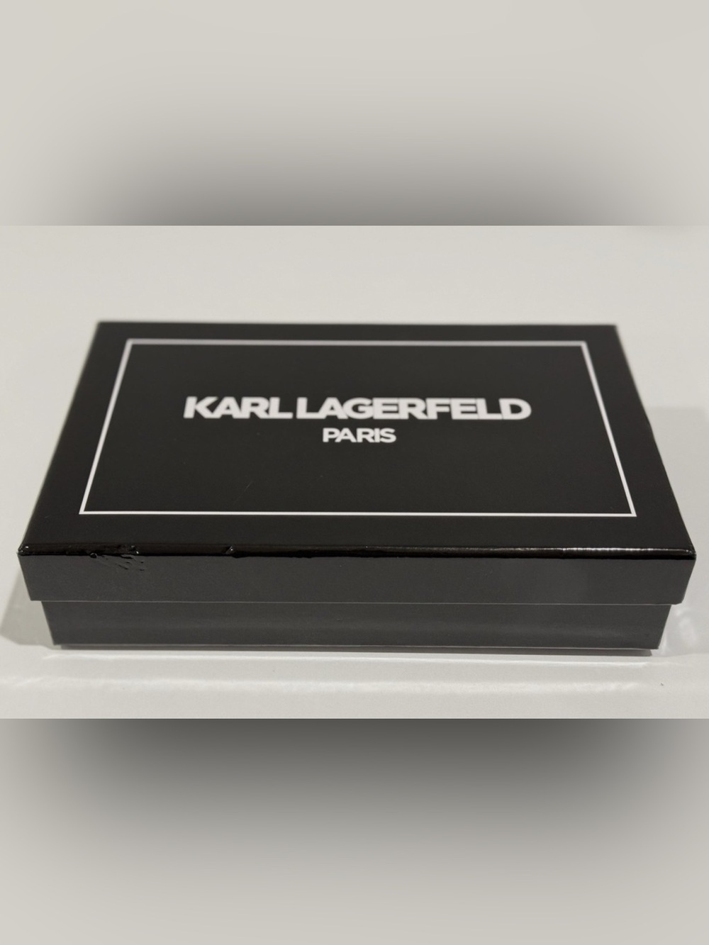 Karl Lagerfeld Black & White Cat Coin Purse and Card Holder Set NWT Retail $198 - Picture 9 of 9